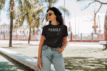 Family Is the Anchor in Every Storm | Unisex Garment Dyed T-Shirt